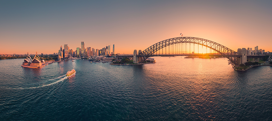 Croisi&egrave;re au coucher du soleil